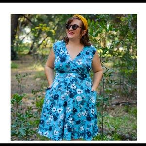 Karina Dress Nora style Fiji Print.